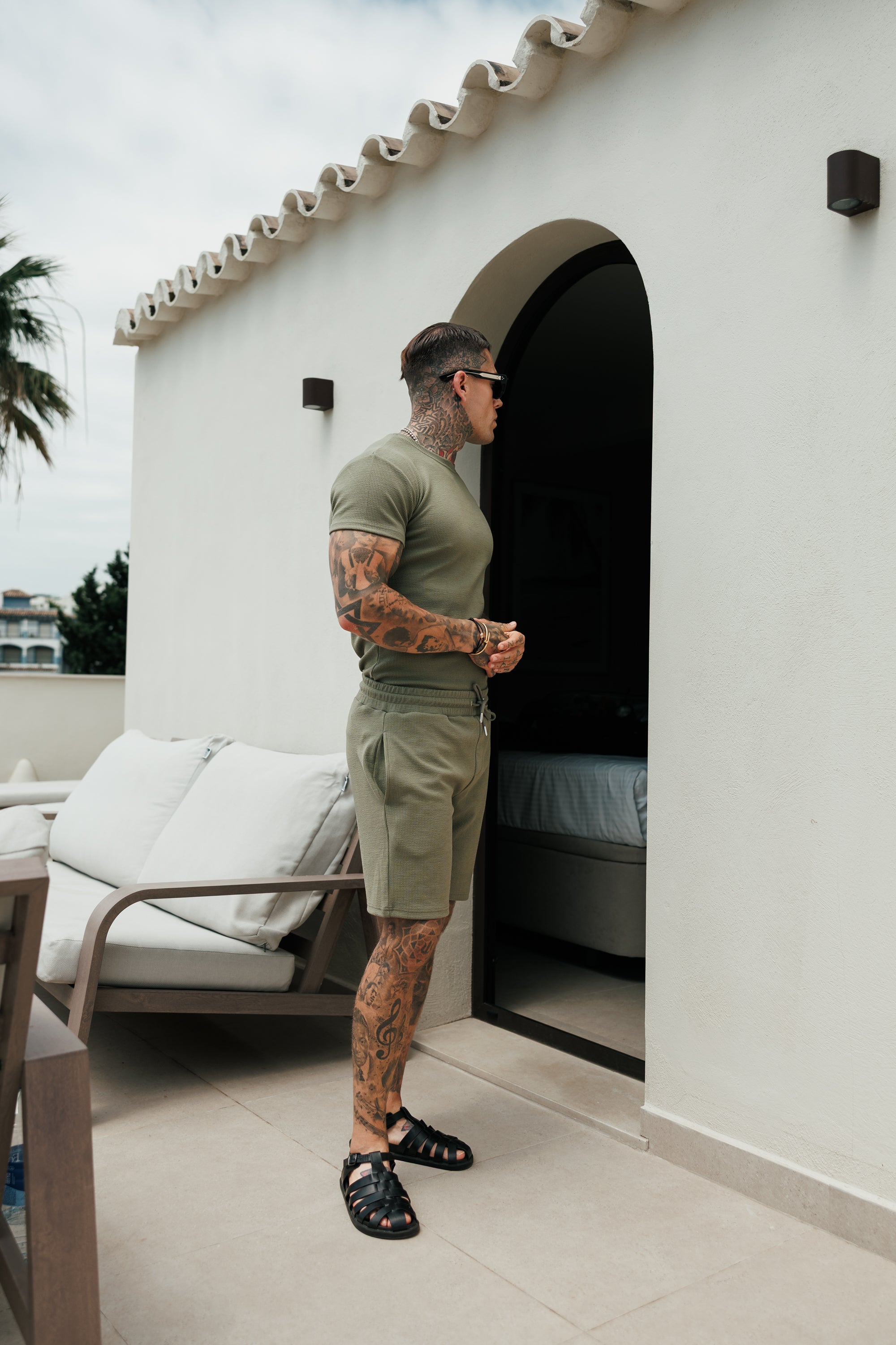 Jersey Cord Olive T-Shirt - FSR096