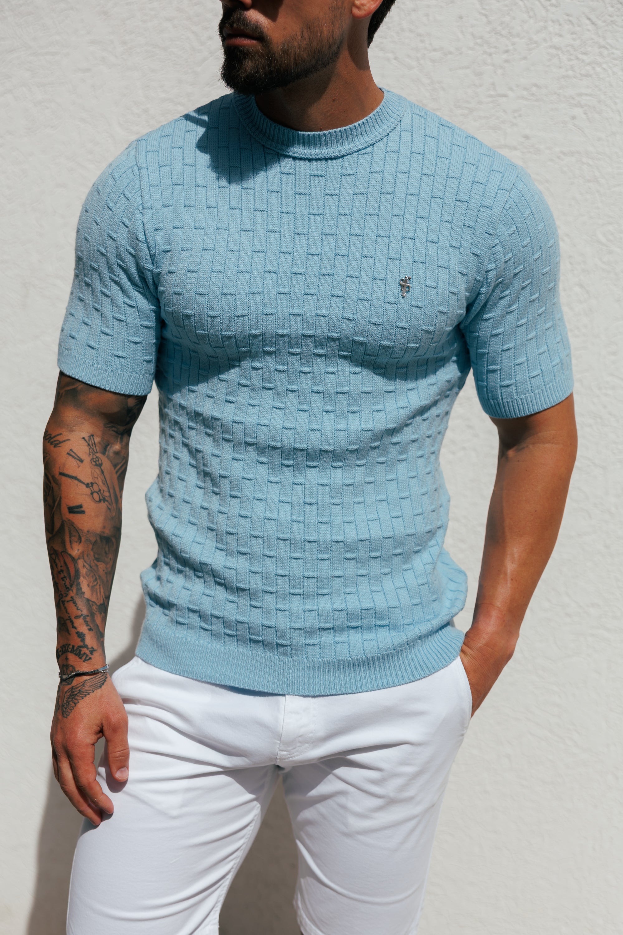 Bluebell Viscose Knitted Short Sleeve T-Shirt - FSJ159