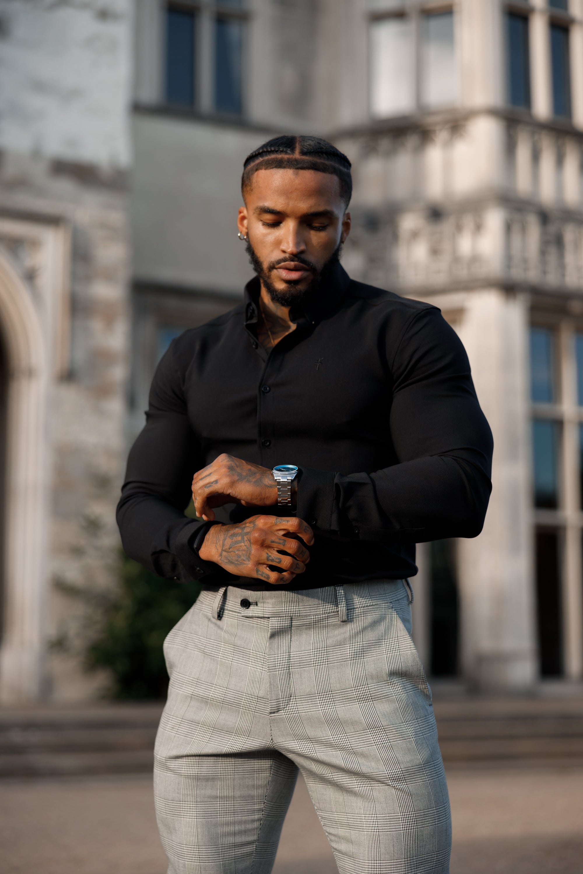 Super Slim Scuba Black Long Sleeve Stretch - FS829 (PRE ORDER 30TH AUGUST)