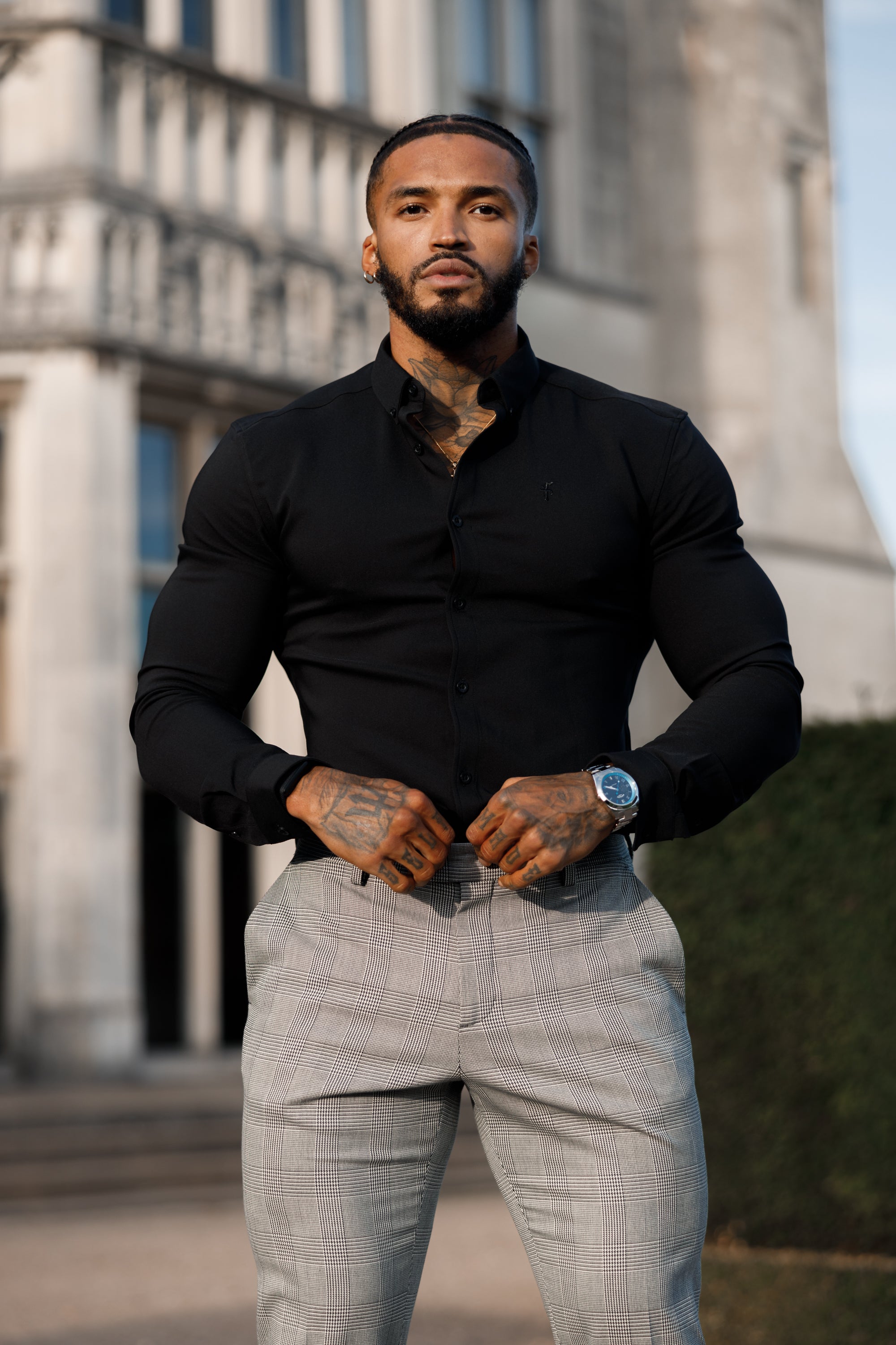 Super Slim Scuba Black Long Sleeve Stretch - FS829 (PRE ORDER 31ST MAY)