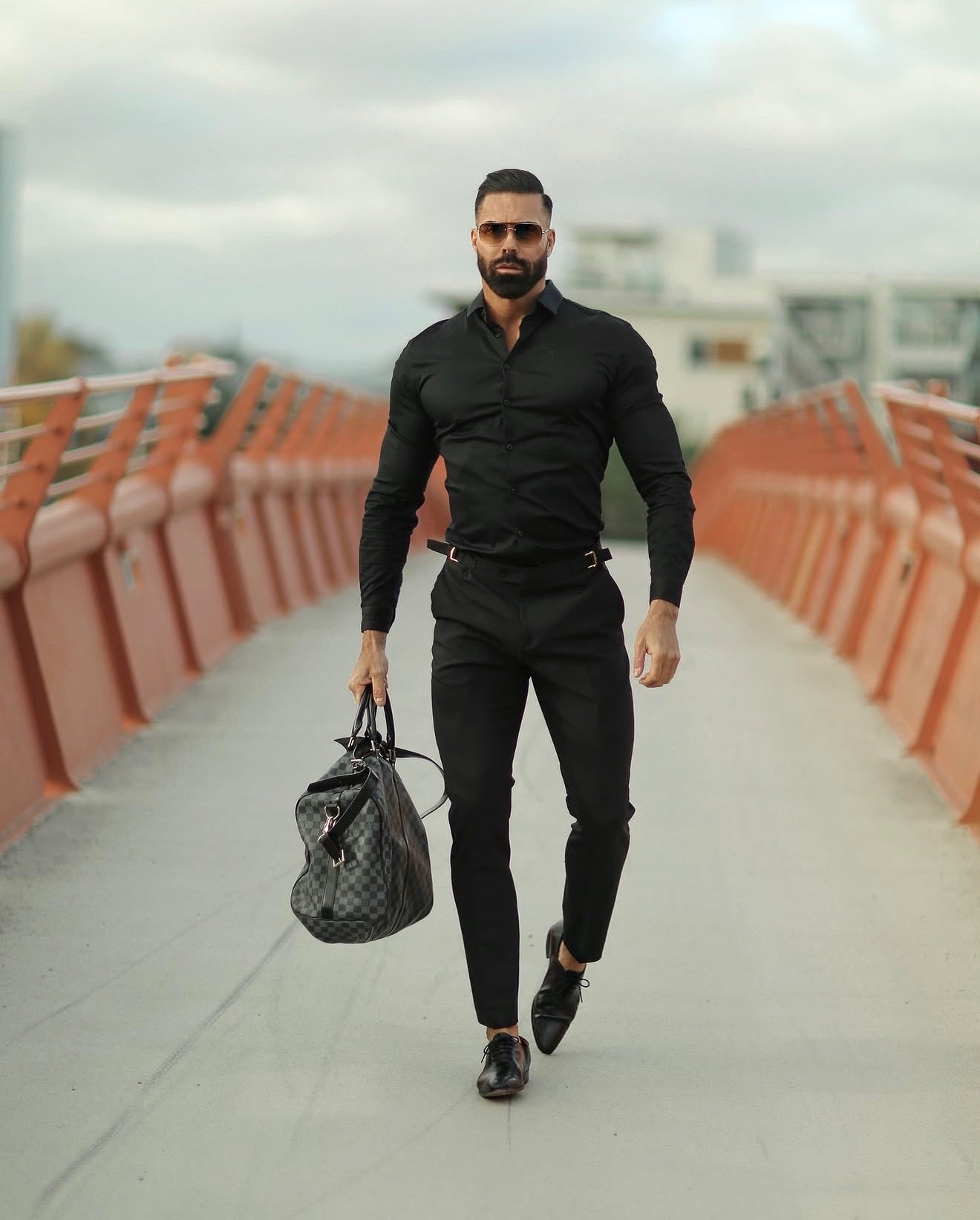 Ares Muscle Fit Advanced Stretch Black Cutaway Collar Shirt - FS1242