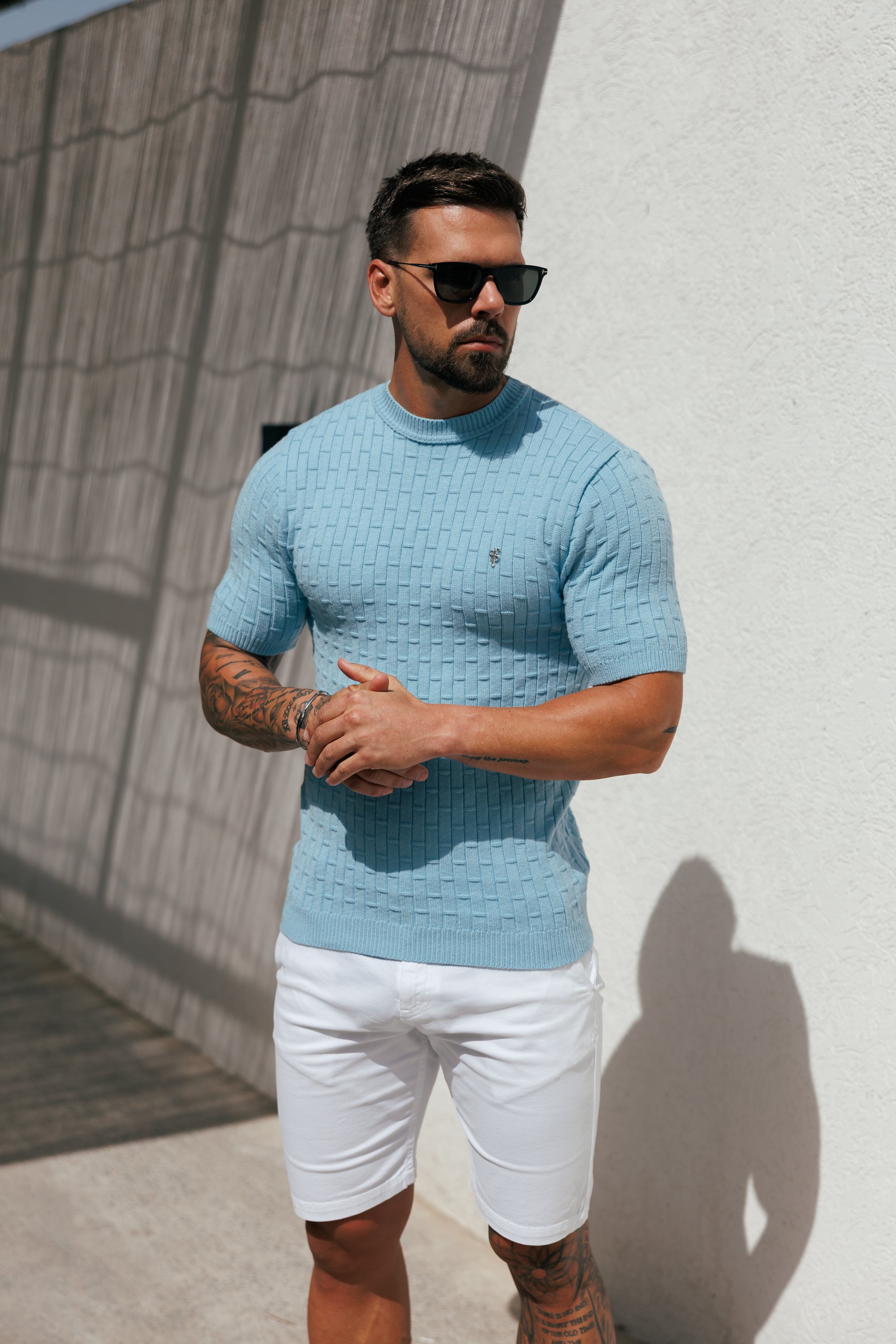 Bluebell Viscose Knitted Short Sleeve T-Shirt - FSJ159