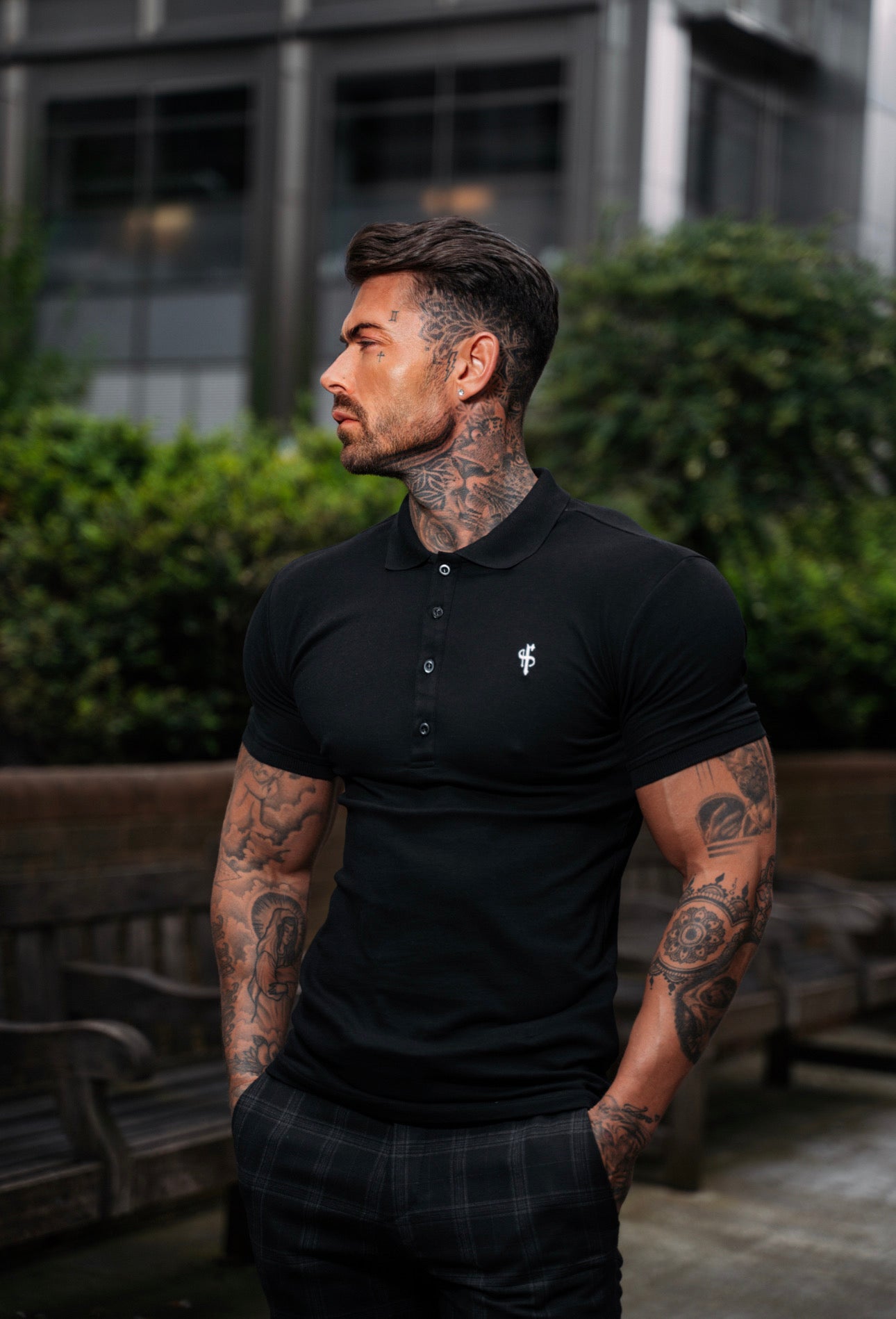 Classic Black Polo Shirt - FSH041 (PRE ORDER 11TH JUNE)