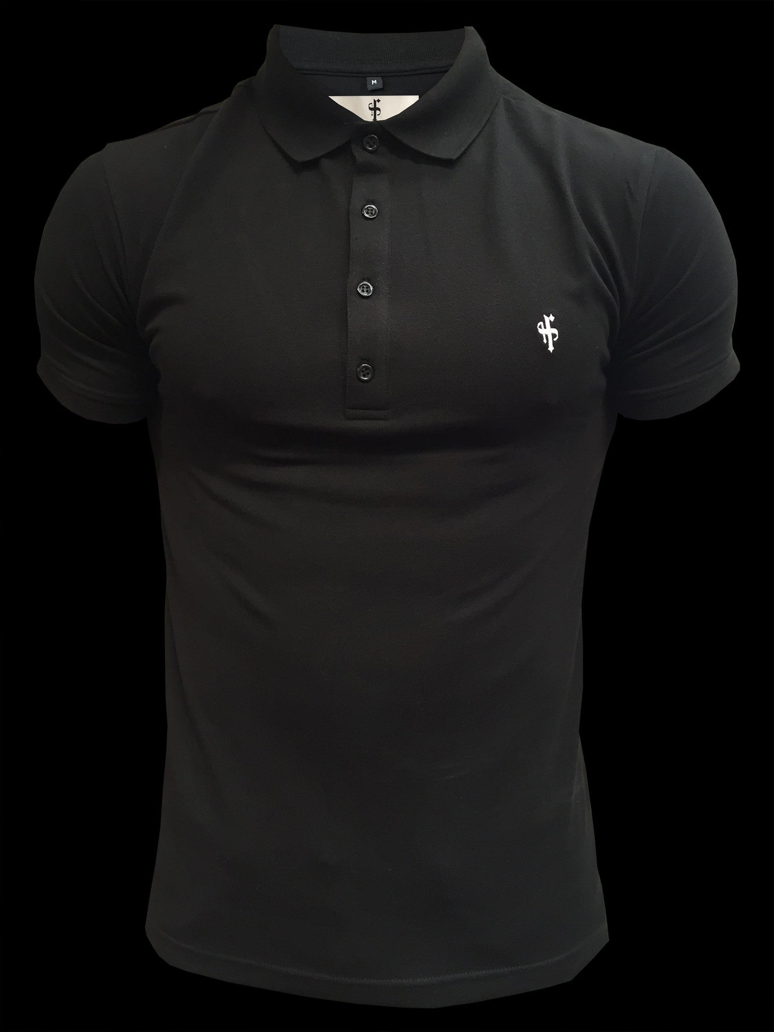 Classic Black Polo Shirt - FSH041 (PRE ORDER 11TH JUNE)