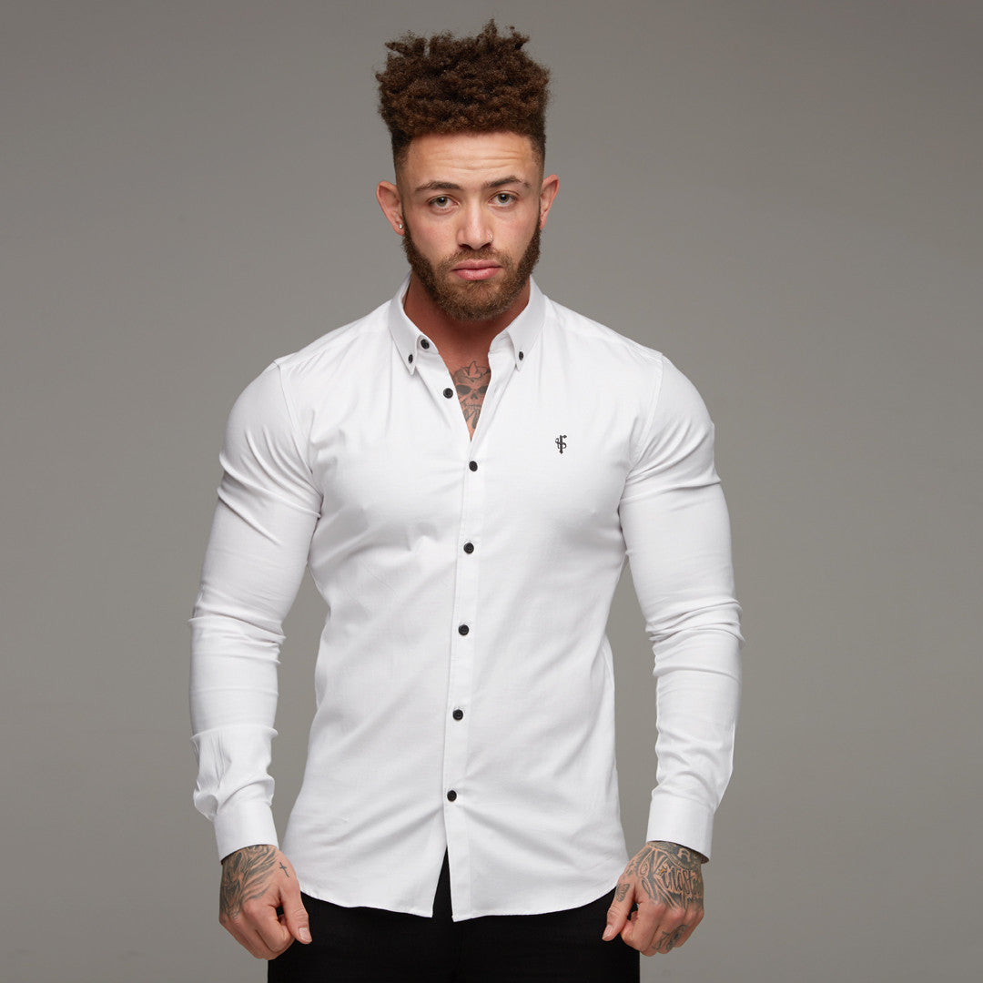 Super Slim Stretch Classic Oxford White - FS300 (PRE ORDER 18TH SEPTEMBER)
