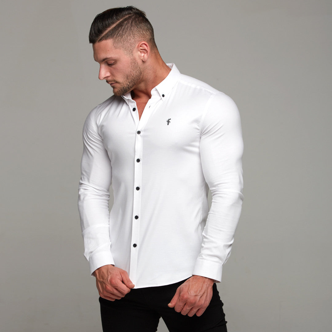 Super Slim Stretch Classic Oxford White - FS300 (PRE ORDER 18TH SEPTEMBER)