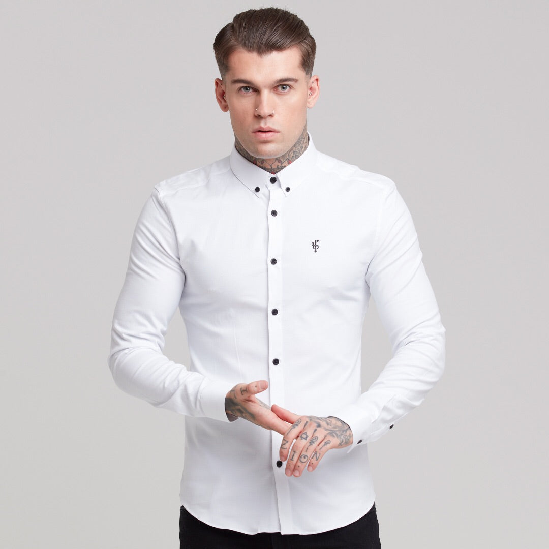 Super Slim Stretch Classic Oxford White - FS300 (PRE ORDER 18TH SEPTEMBER)