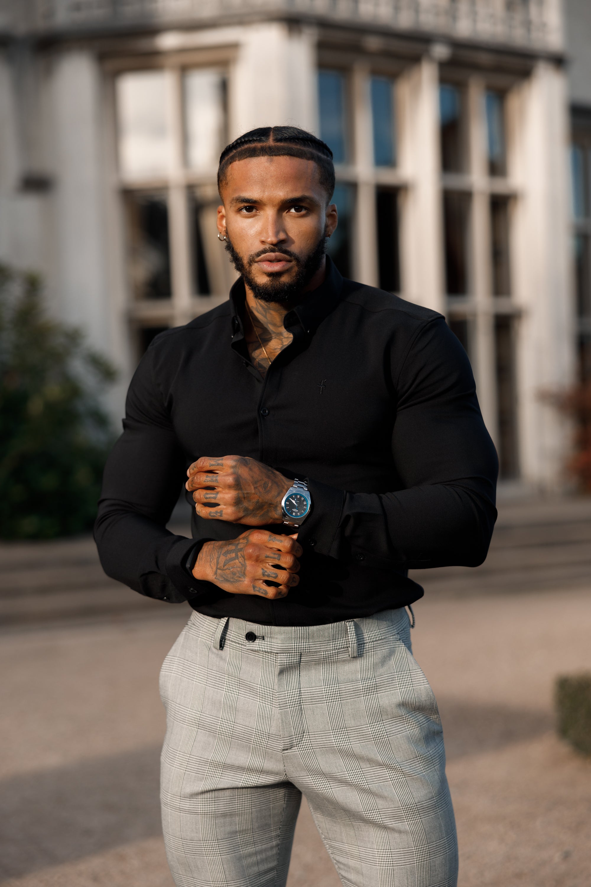 Super Slim Scuba Black Long Sleeve Stretch - FS829 (PRE ORDER 31ST MAY)