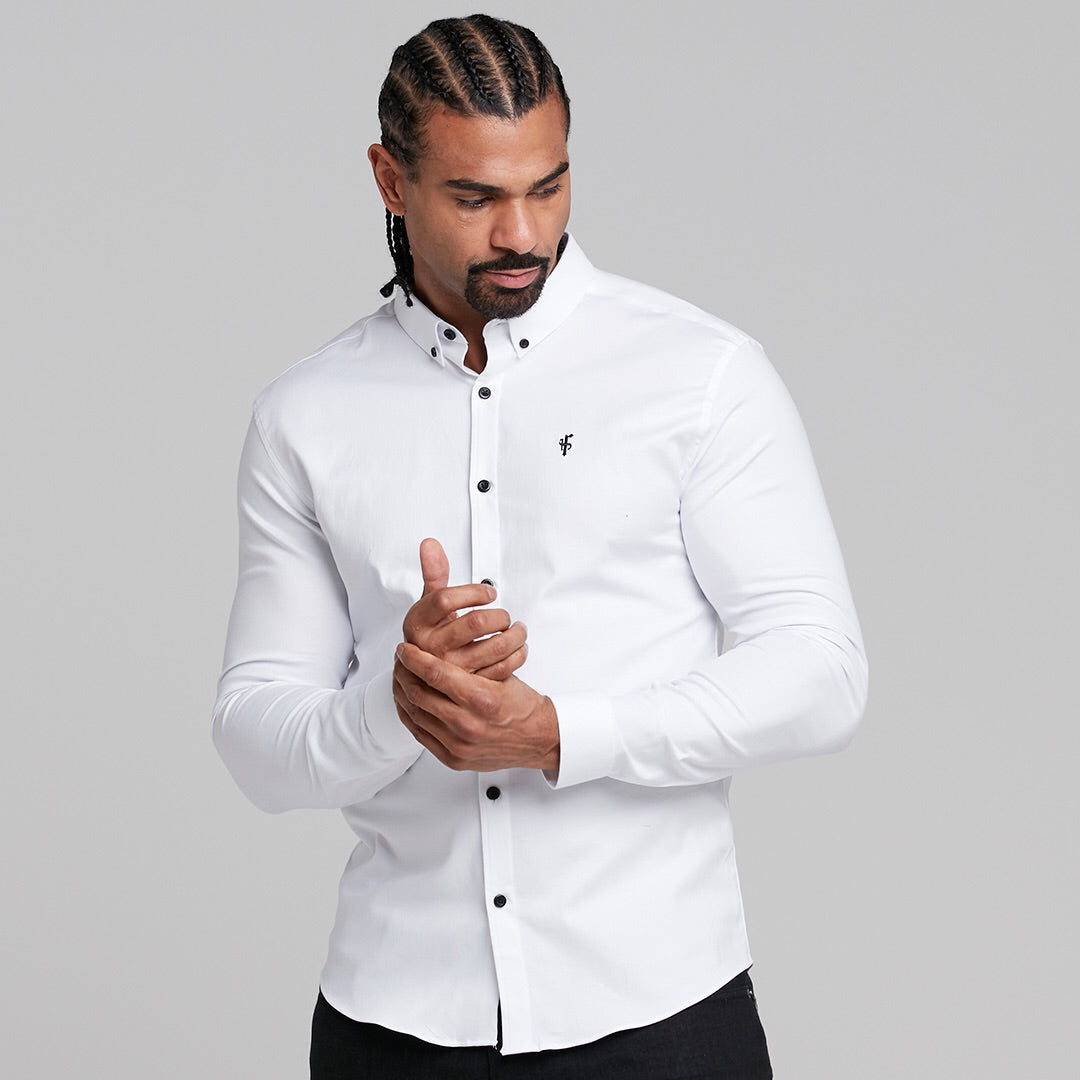Super Slim Stretch Classic Oxford White - FS300 (PRE ORDER 18TH SEPTEMBER)