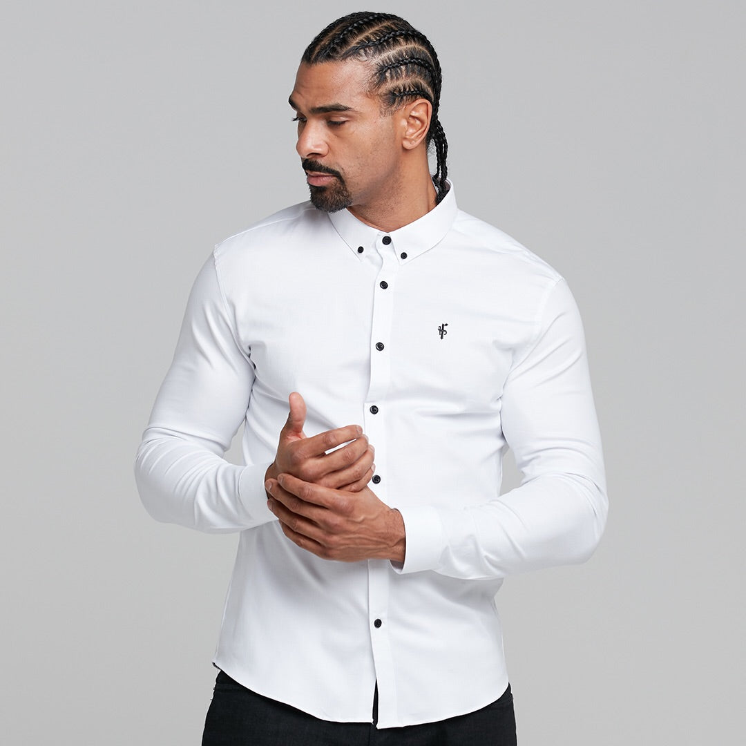 Super Slim Stretch Classic Oxford White - FS300 (PRE ORDER 18TH SEPTEMBER)
