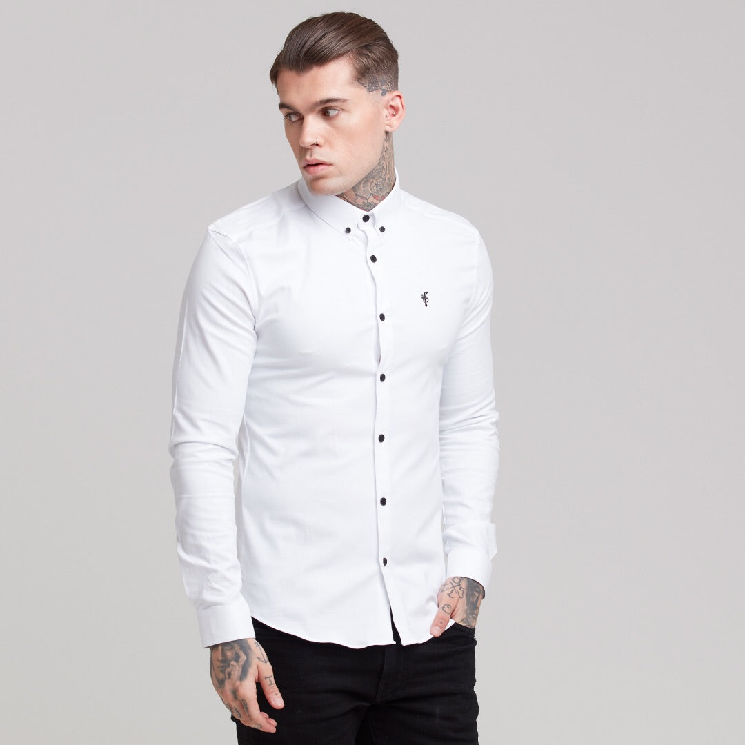 Super Slim Stretch Classic Oxford White - FS300 (PRE ORDER 18TH SEPTEMBER)