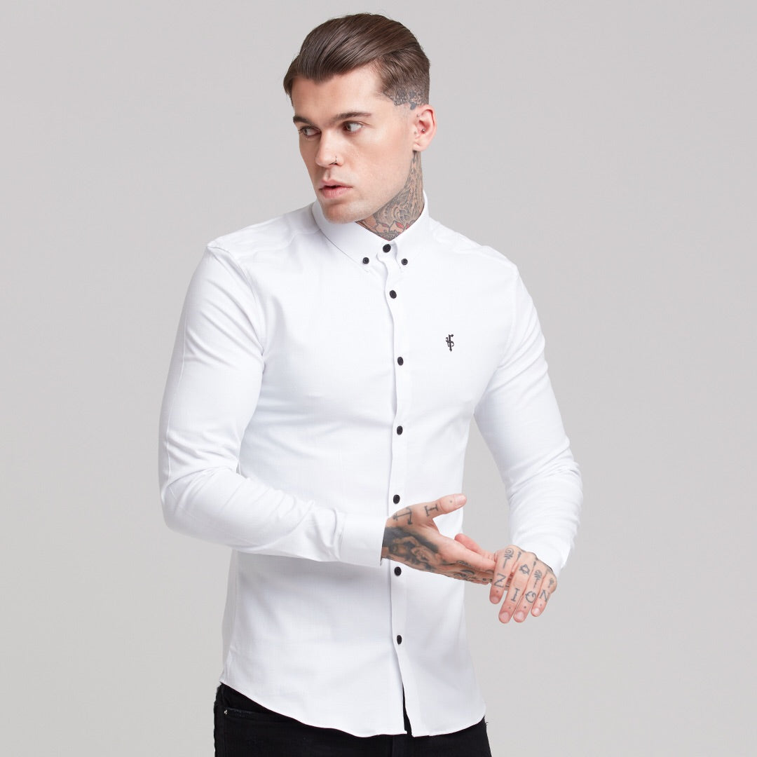 Super Slim Stretch Classic Oxford White - FS300 (PRE ORDER 18TH SEPTEMBER)